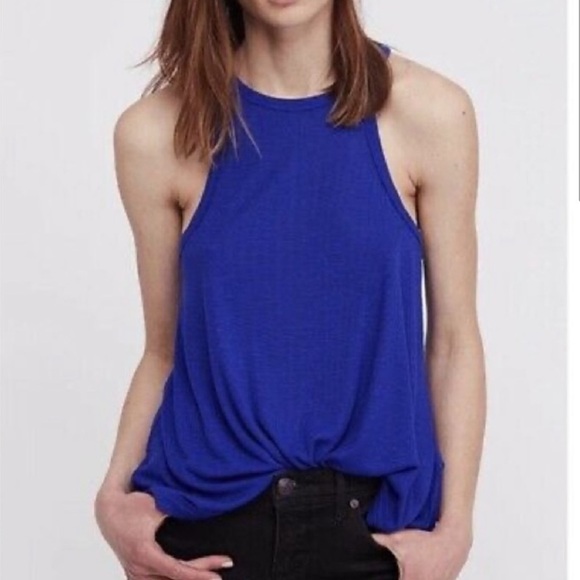 FLASH SALE!! Intimately Free People Blue Tank - Size Small - Picture 1 of 4